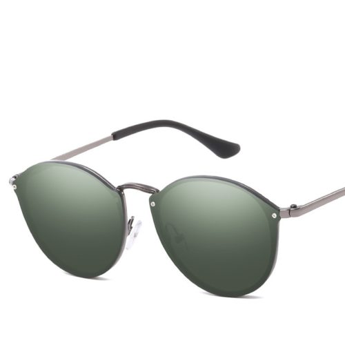 Dámské sluneční retro brýle - Zelena
