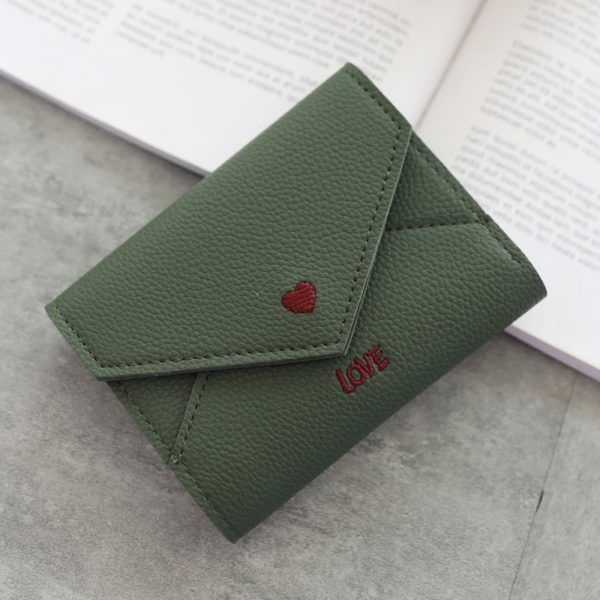 Dámská mini peněženka - Tmave-zelena