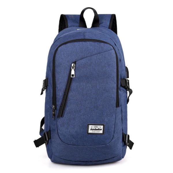 Stylový batoh na notebook - Tmave-modra
