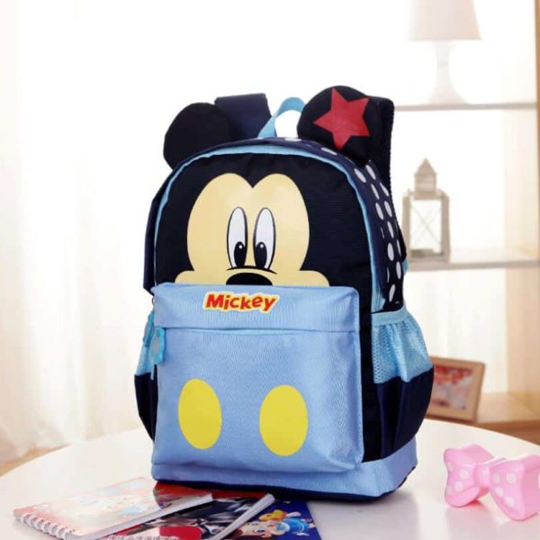 Dětský roztomilý batoh Mickey - Tmave-modra