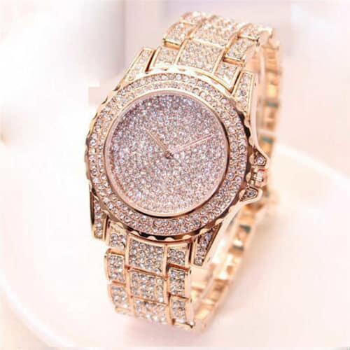 Elegantní dámské hodinky Feminino - Zlata