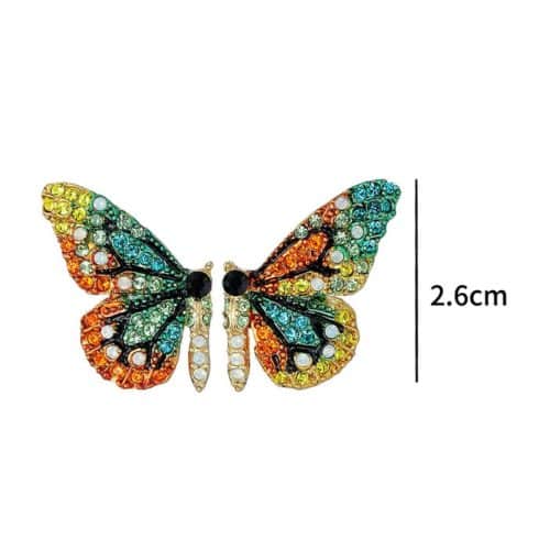 Dámské naušnice - motýl - 2