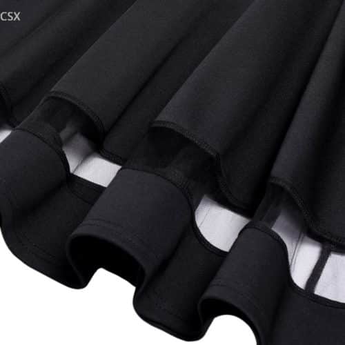 Dámské černé šaty Corry s dlouhým rukávem - Xl, Cerna