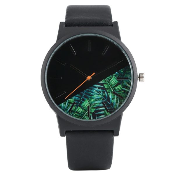 Pámské stylové hodinky s letním motivem - Zelena