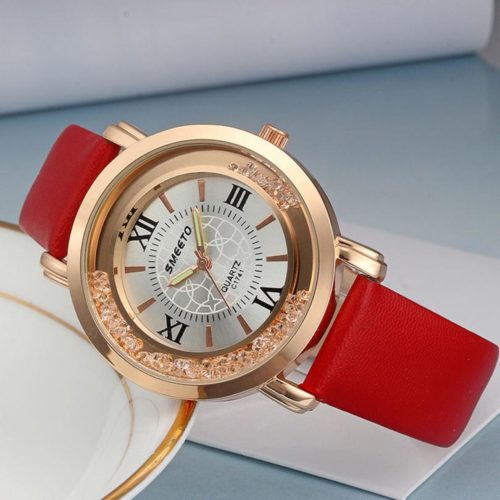 Elegantní dámské hodinky Linteo - Cervene