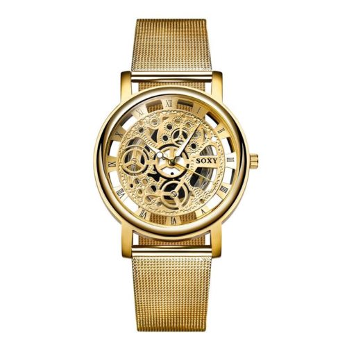Elegantní pánské hodinky Soxy - Zlata