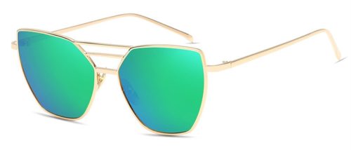 Dámské stylové sluneční brýle Chriss - Zelena