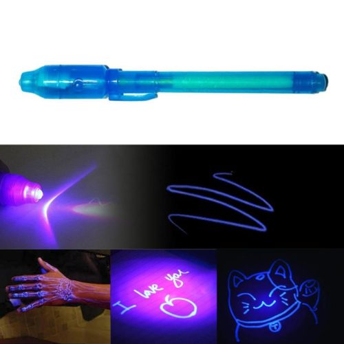 Magické pero s neviditelným inkoustem | UV světlo - Yellow