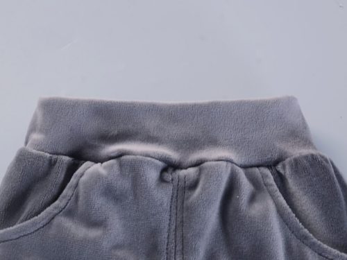 Dětský bavlněný set mikina / tepláky - 9m, Longmao-dark-gray
