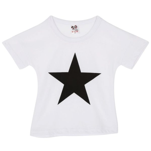 Dětské triko s krátkým rukávem | Hvězda - 7-let, White