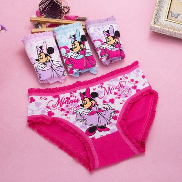 Dívčí spodní prádlo Minnie Mouse, Hello Kitty | 4 ks - 9-let, Yellow