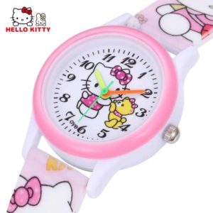 Dětské hodinky se silikonovým páskem | Hello Kitty - Style7