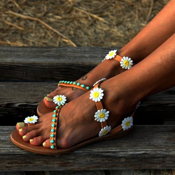 Dámské elegantní sandále | Gladiátorky - 9-5, Brown