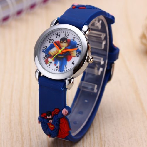 Chlapecké hodinky s 3D páskem | Spiderman, Superman - Superman