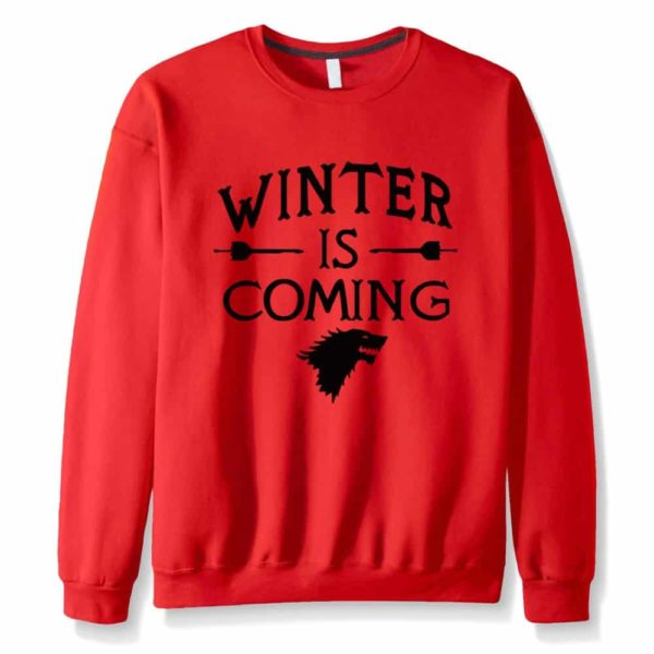 Unisex mikina GOT Winter is coming - Xxl, Red1