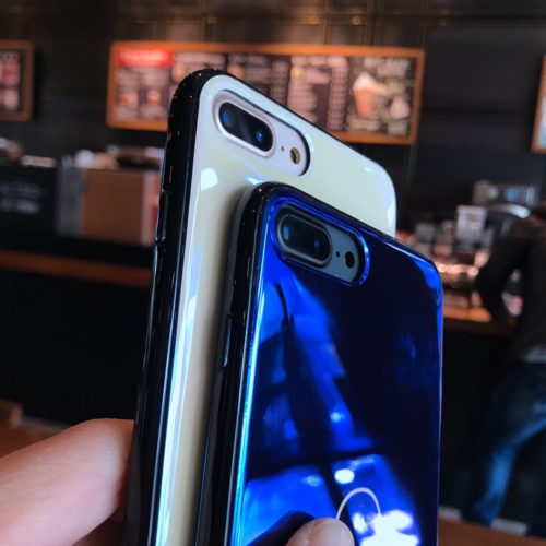 Minimalistický kryt pro iPhone - Iphone-xs-max, Modra