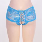 blue lace panties