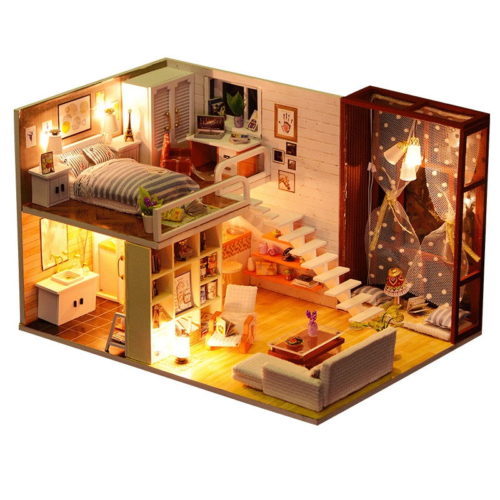 Domeček pro panenky s nábytkem - Yazhi