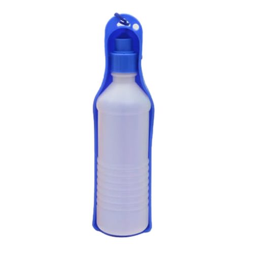 Cestovní lahev na vodu s pítkem pro psy - 500ml, Red