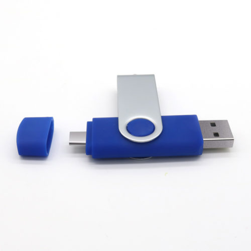 USB Flash disk - 2v1 - 8gb, Yellow