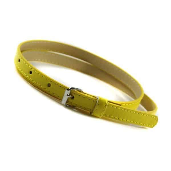 Krásný dámský pásek Ralinia 100cm - Yellow