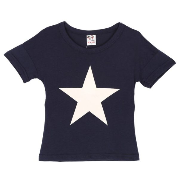 Dětské triko s krátkým rukávem | Hvězda - 7-let, White