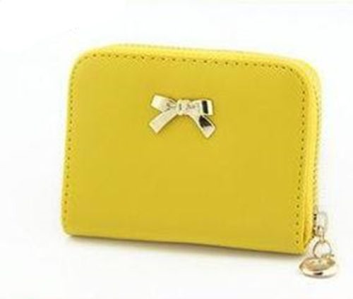 Krásná dámská malá peněženka - Yellow