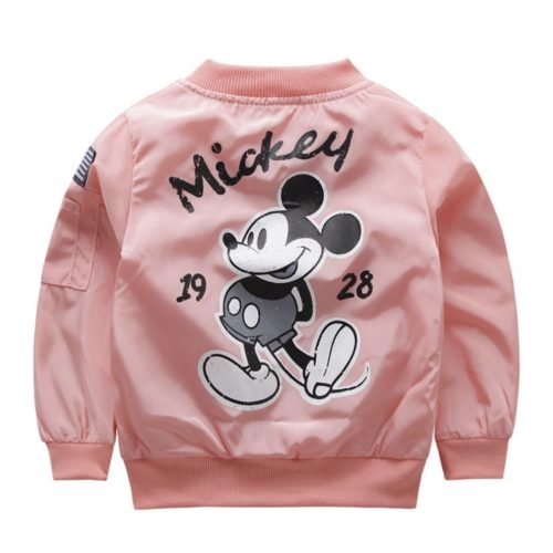 Dívčí jarní bomber | Mickey Mouse - 6-let, Bomber-pink