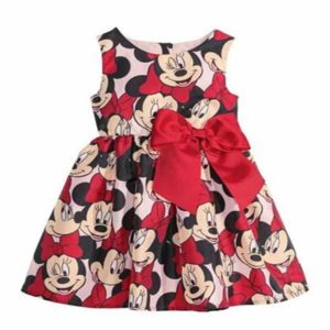 Dívčí elegantní šaty Minnie Mouse - 7-let