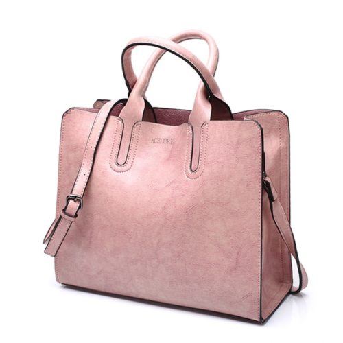 Dámská kvalitní elegantní kabelka ACELURE - Pink
