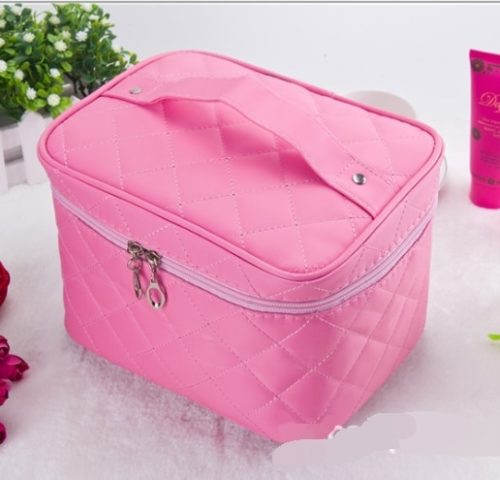 Luxusní kosmetický kufřík - Svetle-ruzova