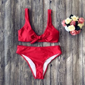 Dámské stylové plavky Esmie - Red, XL