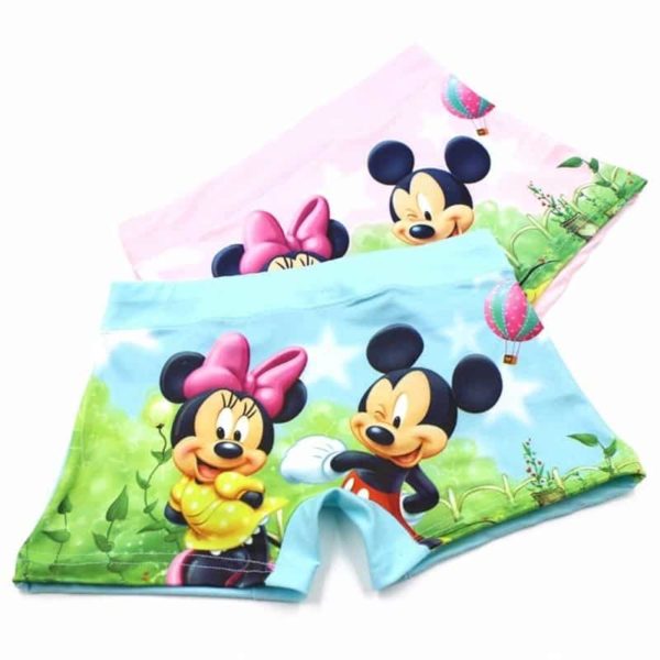 Dívčí spodní prádlo Boxerky | Mickey Mouse, Minnie - 9-let, 10-pcs-c