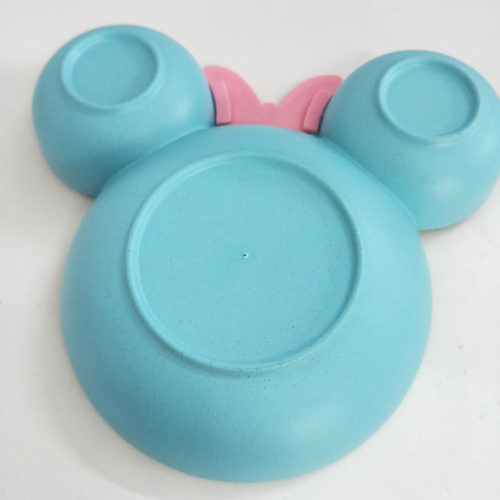 Miska na jídlo pro děti s příborem Minnie Mouse | 3 ks - Green-3ks-set