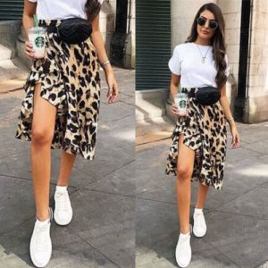 Dámská gepardí sukně - Xl