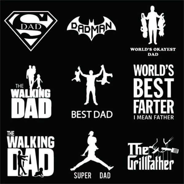Pánské tričko Best Dad - Xxl, Black9