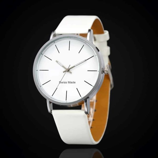Jednoduché pánské hodinky Relogio - White