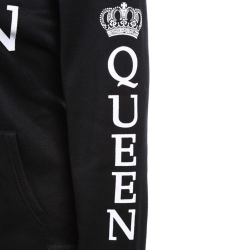 Stylová mikina pro páry King a Queen - Xl, Queen