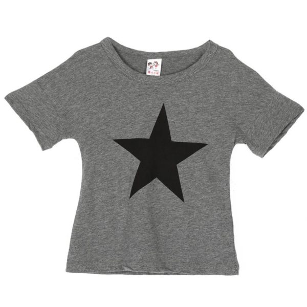 Chlapecké triko s krátkým rukávem | Hvězda - 7, White