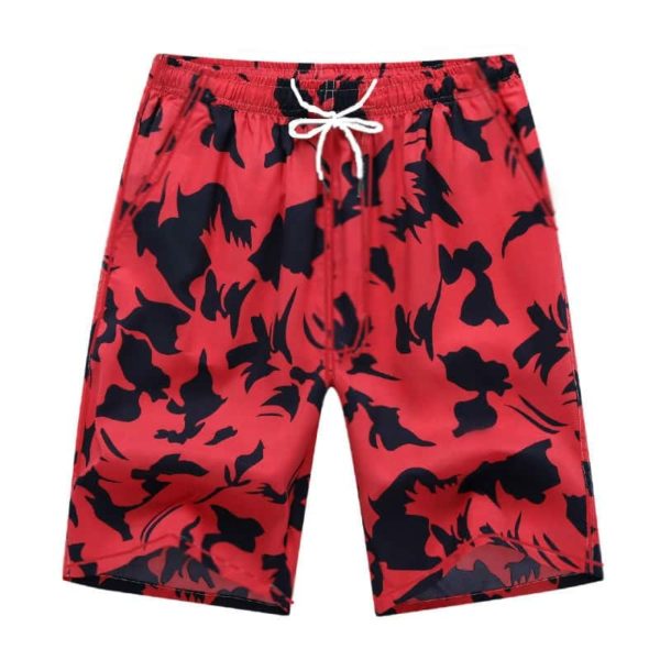 Pánské modní plavky Bermuda - Xxl, Red