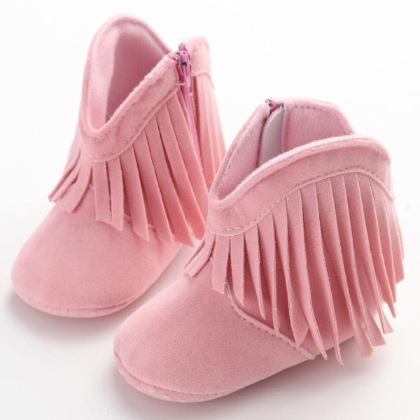 Dívčí elegantní první boty Kozačky | Kojenci, Capáčky - 6-12-m, Model-6