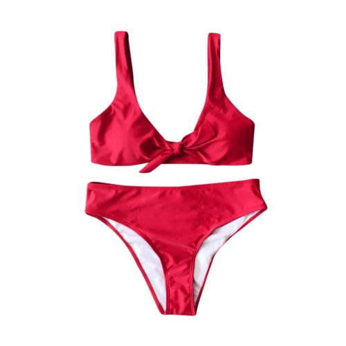 Dámské stylové plavky Esmie - Red, XL