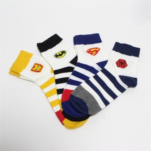 Pánské pruhované ponožky Marvel - Yellow