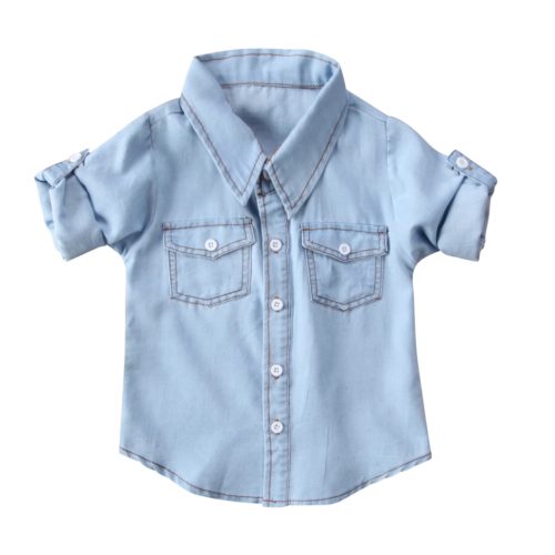 Modní dětská košile - 5-let, Modra