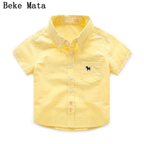 Luxusní dětská košile na léto - 9-let, Yellow