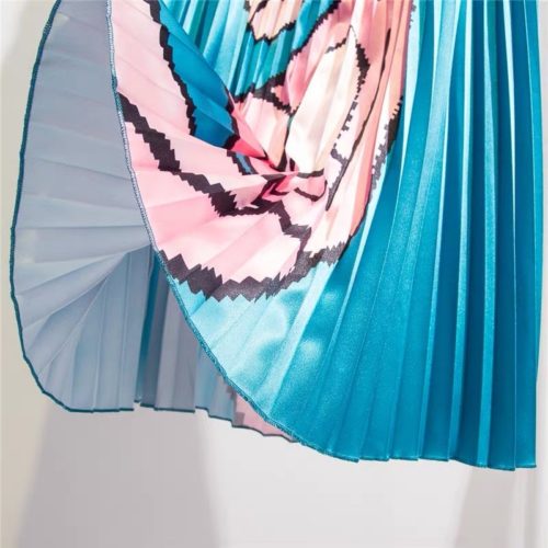 Dámská stylová sukně s tištěným vzorem Pink Panther - Uni, Blue