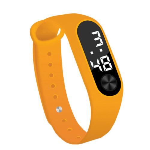 Sportovní digitální hodinky Unisex - Zlute