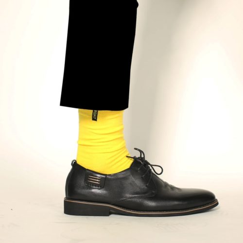 Pánské ponožky s dny - Yellow