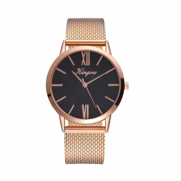 Luxusní damské hodinky Rose Gold - Stribrne-2
