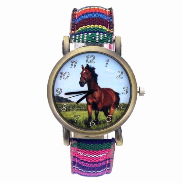 Dětské hodinky s motivem koně - 27